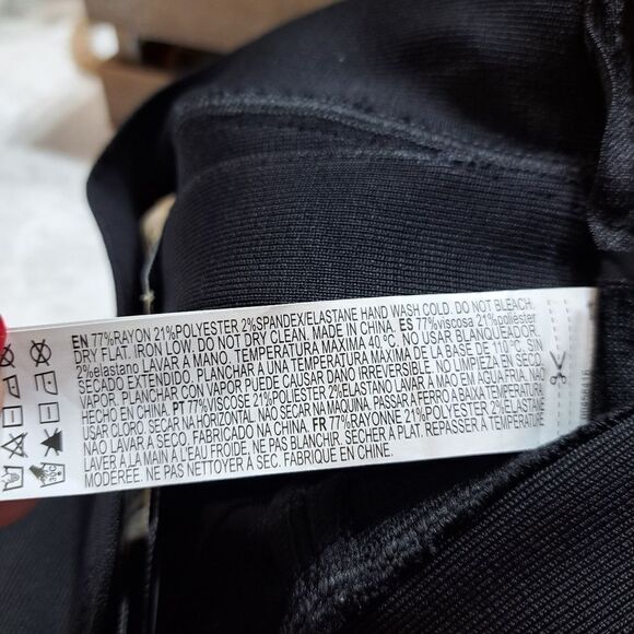 Herve Leger Forever 21 Black Knit Bike Short NWT - Picture 5 of 7